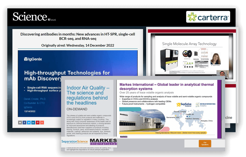 inars and casting for Life Sciences WorkCast